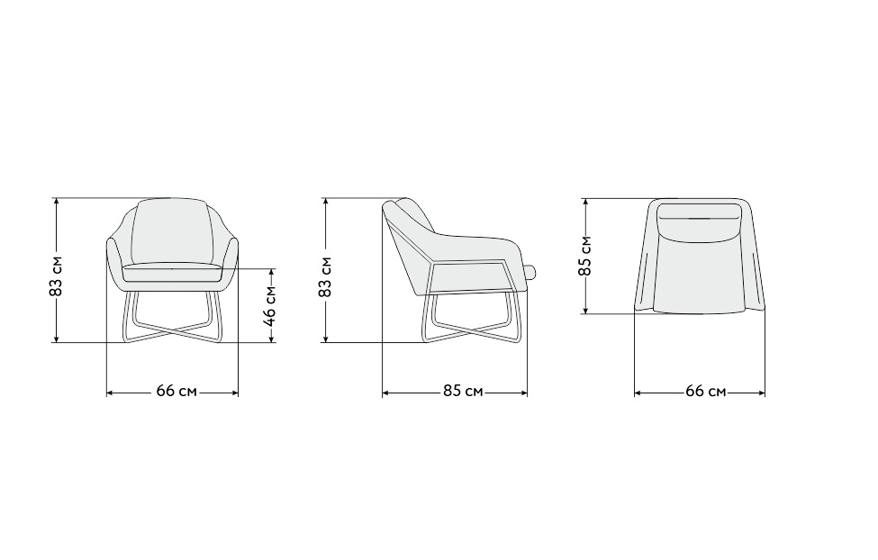 Кресло Comfort Д1 Голубой